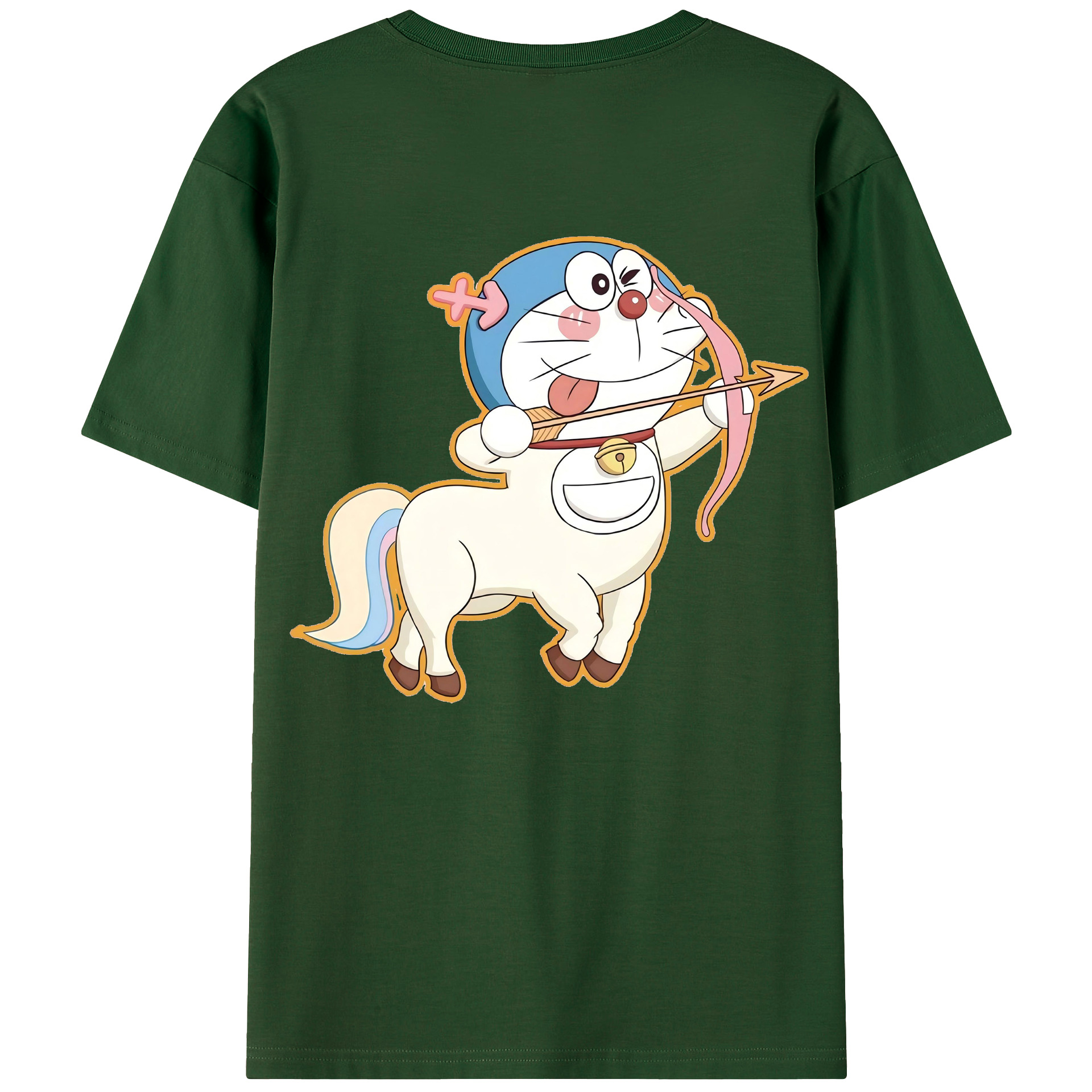 （画像用） ドラえもん Doraemon 綿100％半袖Tシャツ（背面プリント）